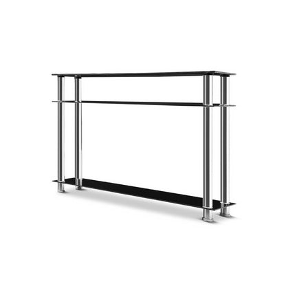 Artiss Entry Hall Console Table - Black &amp; Silver-Furniture &gt; Living Room - Peroz Australia - Image - 5