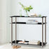 Artiss Entry Hall Console Table - Black & Silver-Furniture > Living Room - Peroz Australia - Image - 1