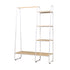 Artiss Clothes Rack Coat Stand 150cm Hanger Closet White-Furniture > Bedroom-PEROZ Accessories