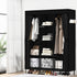 Artiss Clothes Wardrobe Closet Storage Large Portable Organiser with Shelf Black-Home & Garden > Storage - Peroz Australia - Image - 1