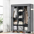 Artiss Clothes Wardrobe Closet Storage Large Portable Organiser with Shelf Grey-Home & Garden > Storage - Peroz Australia - Image - 1