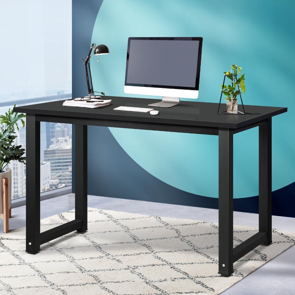 Oikiture Computer Desk Home Office Table Study Workstation Laptop Desks 120cm-Computer Desk-PEROZ Accessories