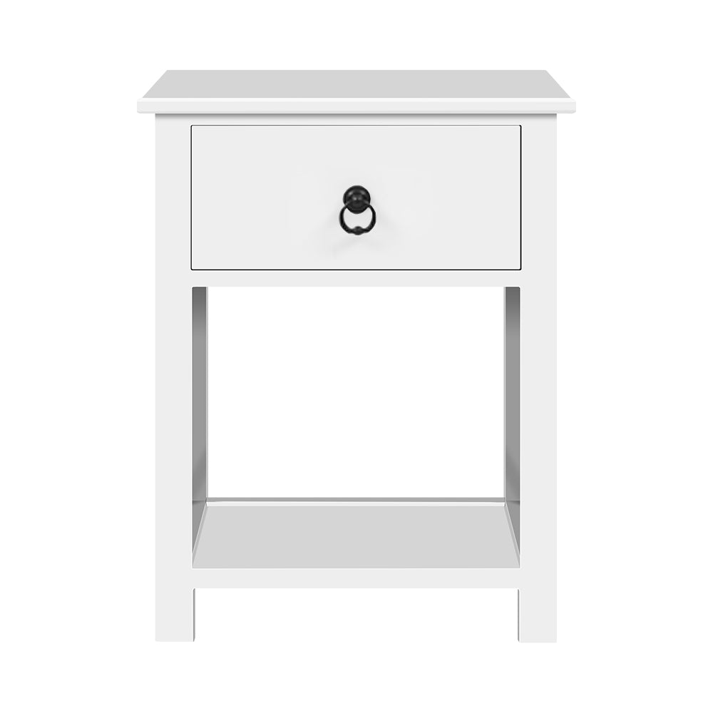 Artiss Set of 2 Bedside Tables Drawers Side Table Nightstand Lamp Chest Unit Cabinet-Bedside Tables - Peroz Australia - Image - 4