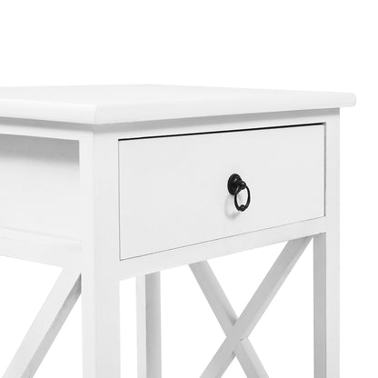 Artiss Set of 2 Bedside Tables Drawers Side Table Nightstand Lamp Chest Unit Cabinet-Bedside Tables - Peroz Australia - Image - 5