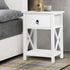 Artiss Set of 2 Bedside Tables Drawers Side Table Nightstand Lamp Chest Unit Cabinet-Bedside Tables - Peroz Australia - Image - 1