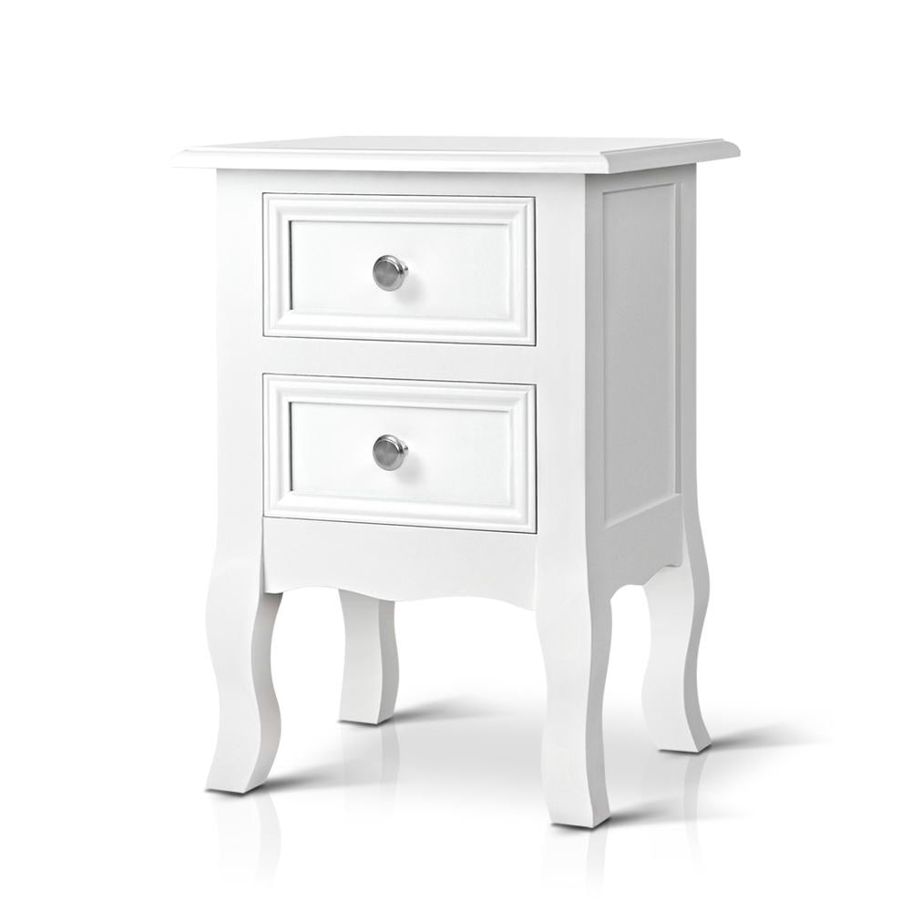 Artiss Bedside Tables Drawers Side Table French Storage Cabinet Nightstand Lamp-Bedside Tables - Peroz Australia - Image - 2