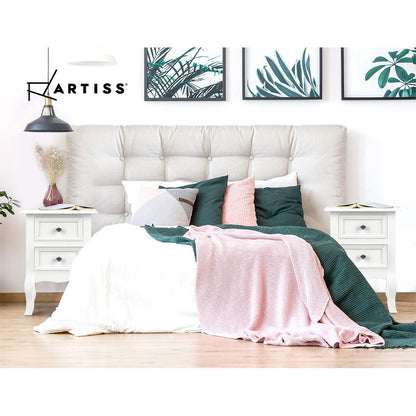 Artiss Bedside Tables Drawers Side Table French Storage Cabinet Nightstand Lamp-Bedside Tables - Peroz Australia - Image - 6