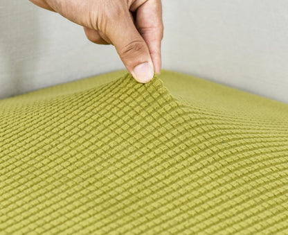 Anyhouz Sofa Cover Green Polyester Thick Stretchable Cushion For Living Room 1Pc Back Cushion-Slipcovers-PEROZ Accessories