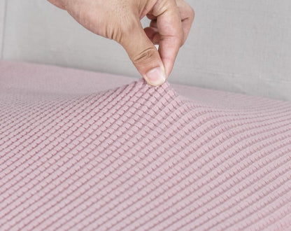 Anyhouz Sofa Cover Old Rose Polyester Thick Stretchable Cushion For Living Room 1Pc Back Cushion-Slipcovers-PEROZ Accessories