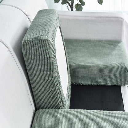 Anyhouz Sofa Cover Cypress Green Polyester Thick Stretchable Cushion For Living Room 1Pc Normal Size 45-60cm-Slipcovers-PEROZ Accessories