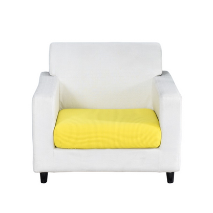 Anyhouz Sofa Cover Yellow Polyester Thick Stretchable Cushion For Living Room 1Pc Enlarge Size 90-130cm-Slipcovers-PEROZ Accessories