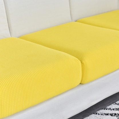 Anyhouz Sofa Cover Yellow Polyester Thick Stretchable Cushion For Living Room 1Pc Enlarge Size 130-160cm-Slipcovers-PEROZ Accessories