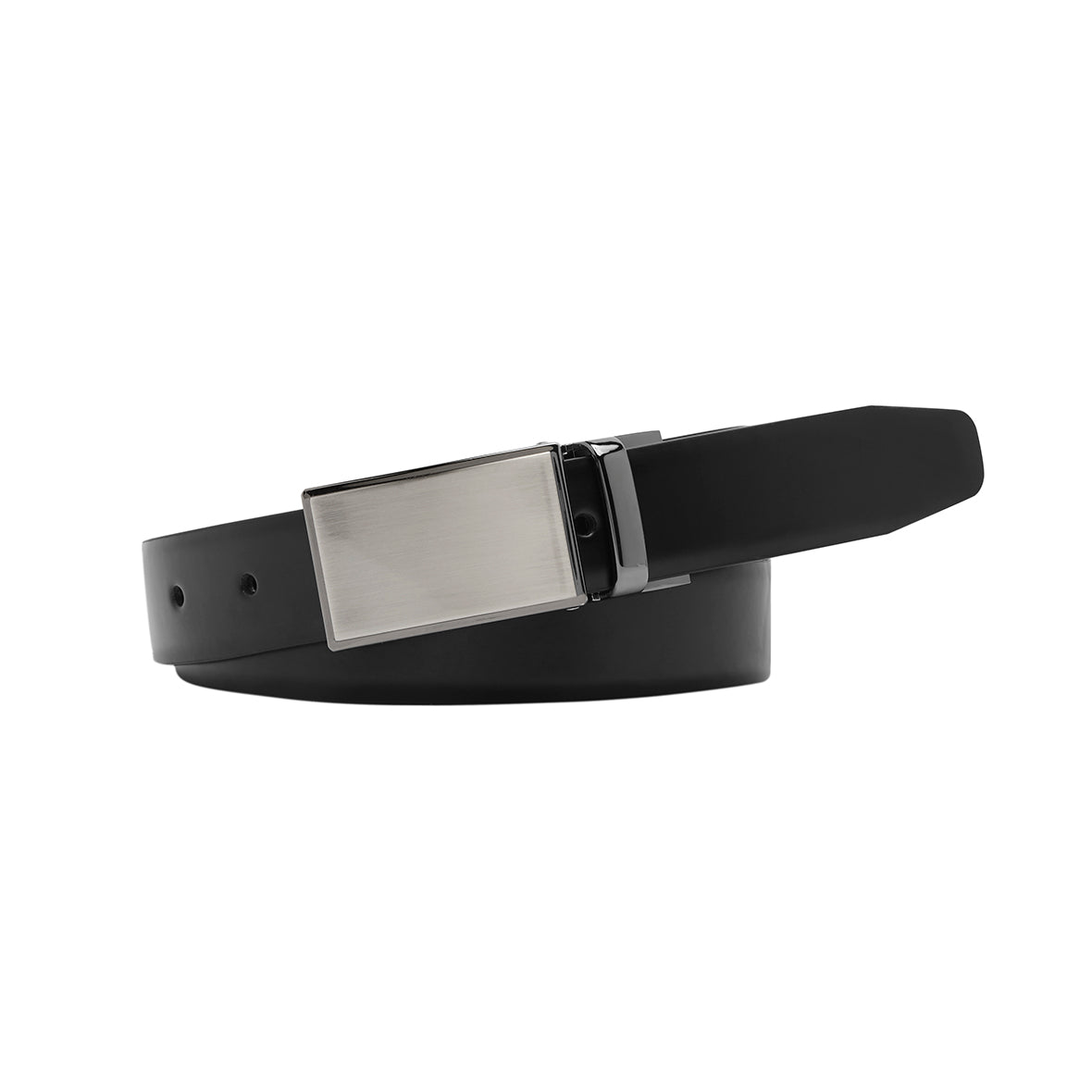 DURBAN Black/Brown. Reversible Leather Belt for Men | Peroz