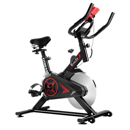 Everfit Spin Bike 10kg Flywheel Exercise Bike Fitness Workout Cycling-Sports &amp; Fitness &gt; Bikes &amp; Accessories-PEROZ Accessories
