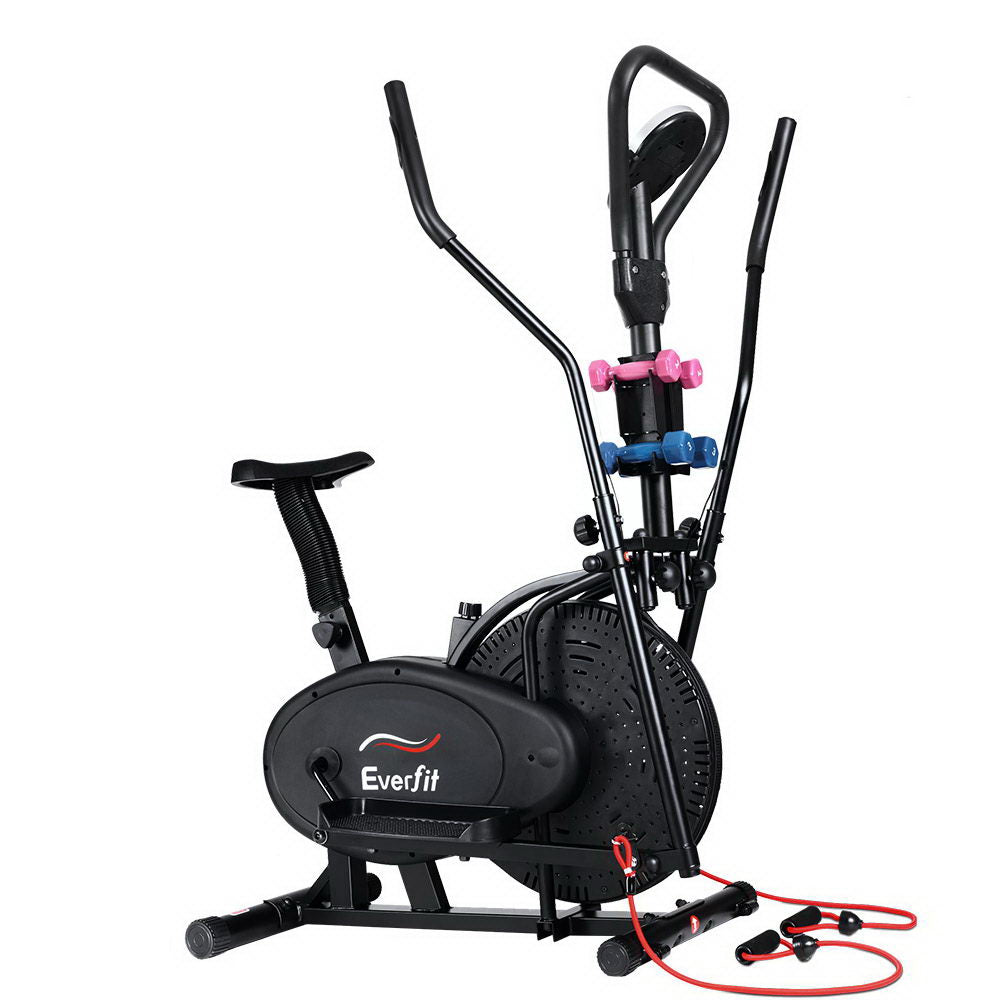 Everfit 6in1 Elliptical Cross Trainer Exercise Bike Bicycle Home Gym Fitness Machine Running Walking-Sports &amp; Fitness &gt; Fitness Accessories-PEROZ Accessories