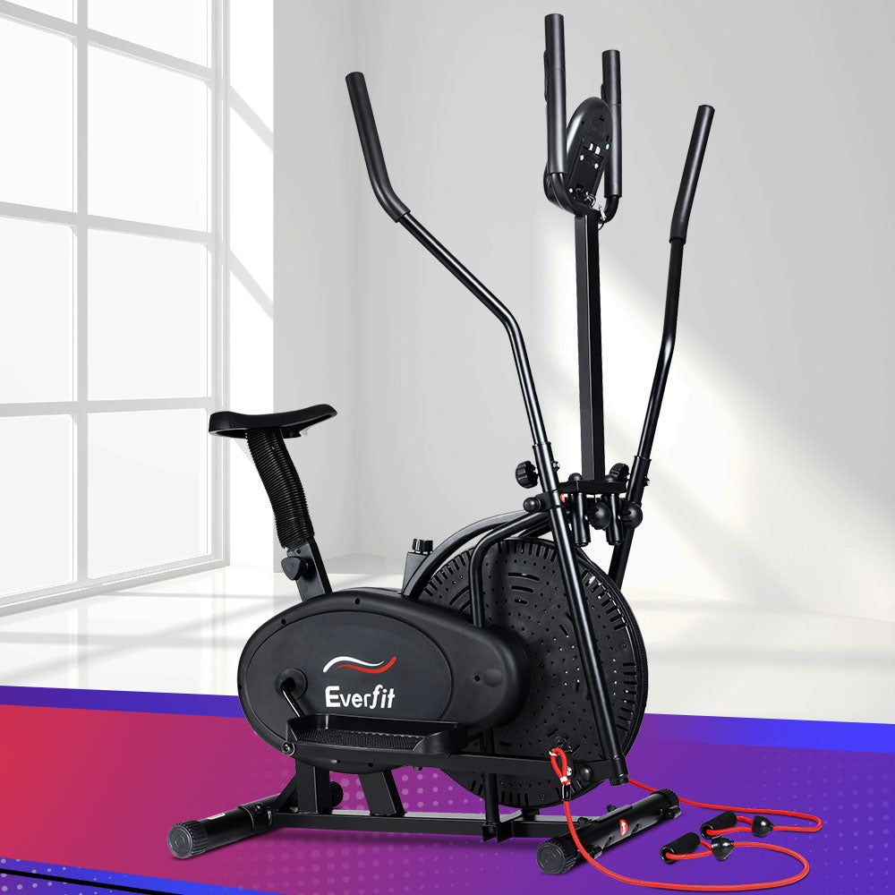 Everfit 5in1 Elliptical Cross Trainer Exercise Bike Bicycle Home Gym Fitness Machine Running Walking-Sports &amp; Fitness &gt; Fitness Accessories-PEROZ Accessories