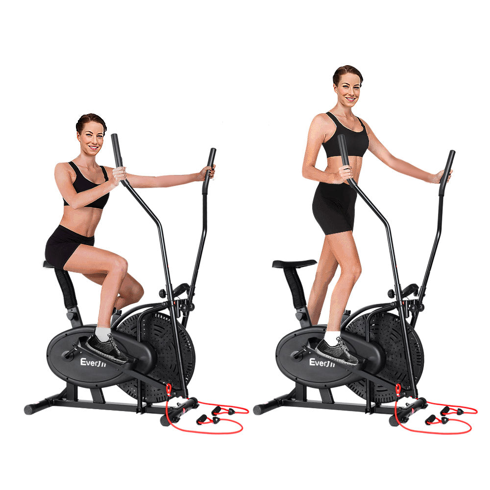 Everfit 4in1 Elliptical Cross Trainer Exercise Bike Bicycle Home Gym Fitness Machine Running Walking-Sports &amp; Fitness &gt; Fitness Accessories-PEROZ Accessories