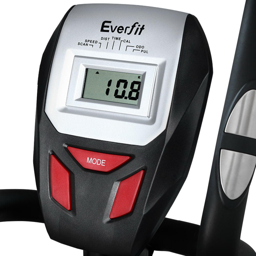Everfit Elliptical Cross Trainer Exercise Bike Fitness Equipment Home Gym Black-Sports &amp; Fitness &gt; Fitness Accessories-PEROZ Accessories