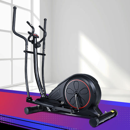 Everfit Elliptical Cross Trainer Exercise Bike Fitness Equipment Home Gym Black-Sports &amp; Fitness &gt; Fitness Accessories-PEROZ Accessories