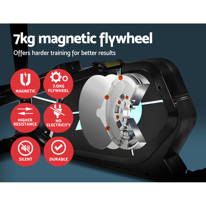Everfit Exercise Bike Elliptical Cross Trainer Bicycle Home Gym Fitness Machine-Sports &amp; Fitness &gt; Fitness Accessories-PEROZ Accessories
