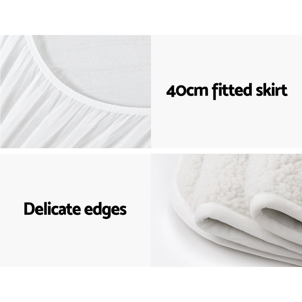 Giselle Bedding Queen Size Electric Blanket Fleece-Electric Throw Blanket-PEROZ Accessories