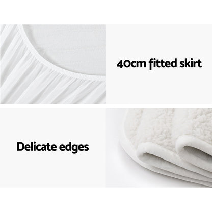 Giselle Bedding Queen Size Electric Blanket Fleece-Electric Throw Blanket-PEROZ Accessories