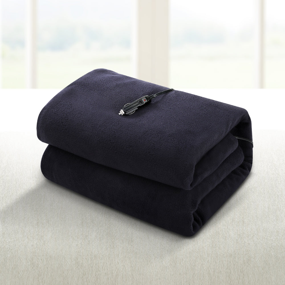 Giselle Electric Heated Blanket Car Truck Throw Rug Travel Camping 12V DC Aut-Electric Throw Blanket-PEROZ Accessories