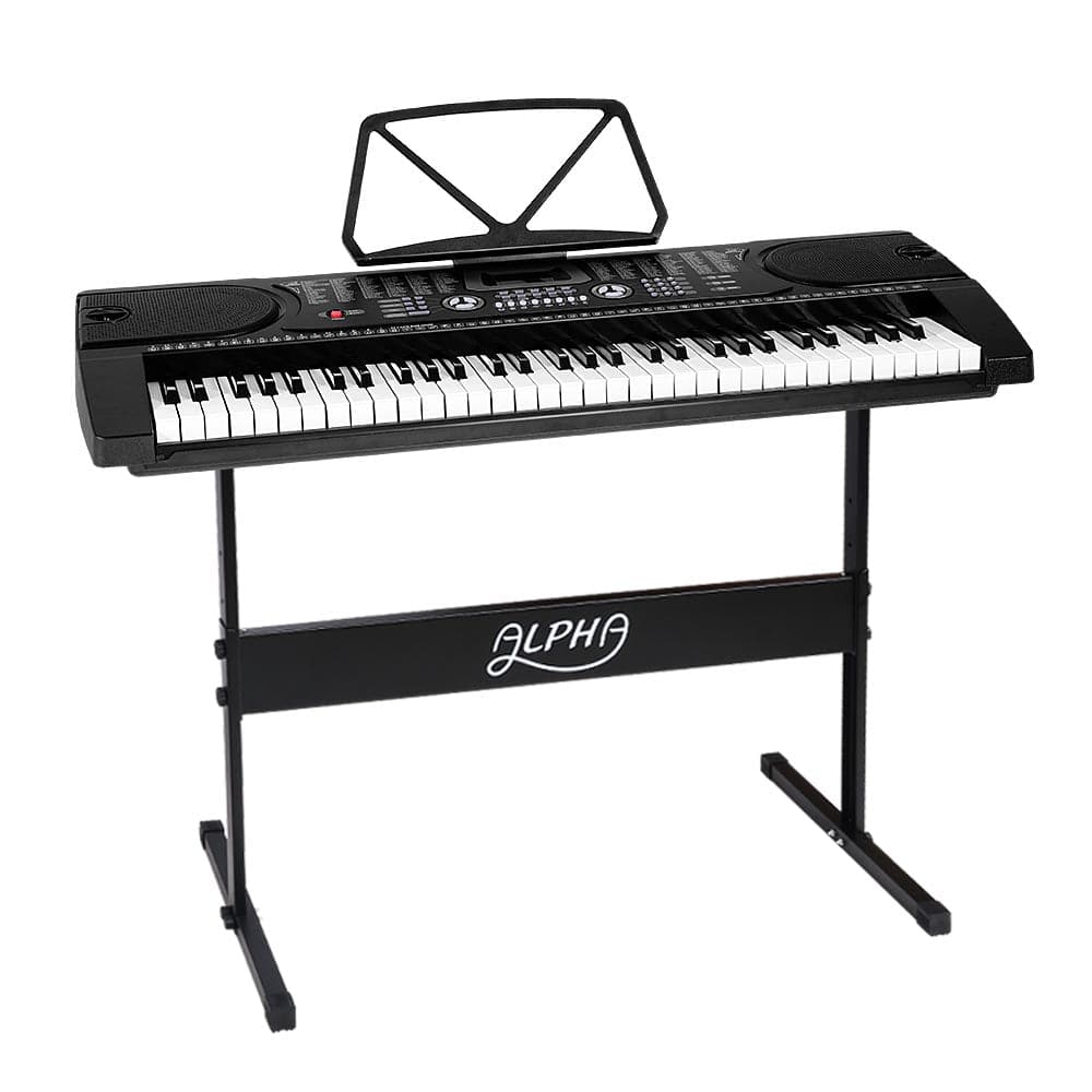 ALPHA 61 Keys LED Electronic Piano Keyboard-Audio &amp; Video &gt; Musical Instrument &amp; Accessories-PEROZ Accessories