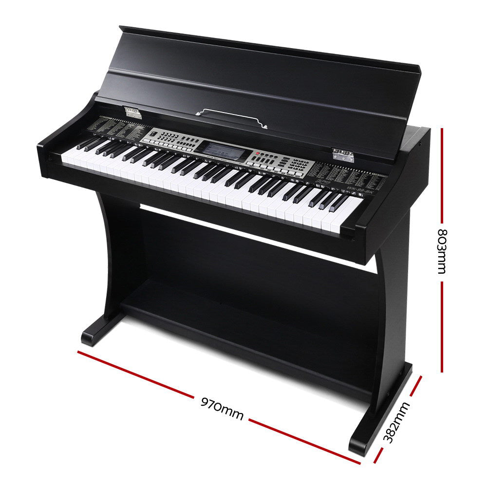 Alpha 61 Key Electronic Piano Keyboard Electric Digital Classical Music Stand-Audio &amp; Video &gt; Musical Instrument &amp; Accessories-PEROZ Accessories