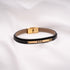 Elysia Women_s Leather Bracelet - Black - Peroz Accessories