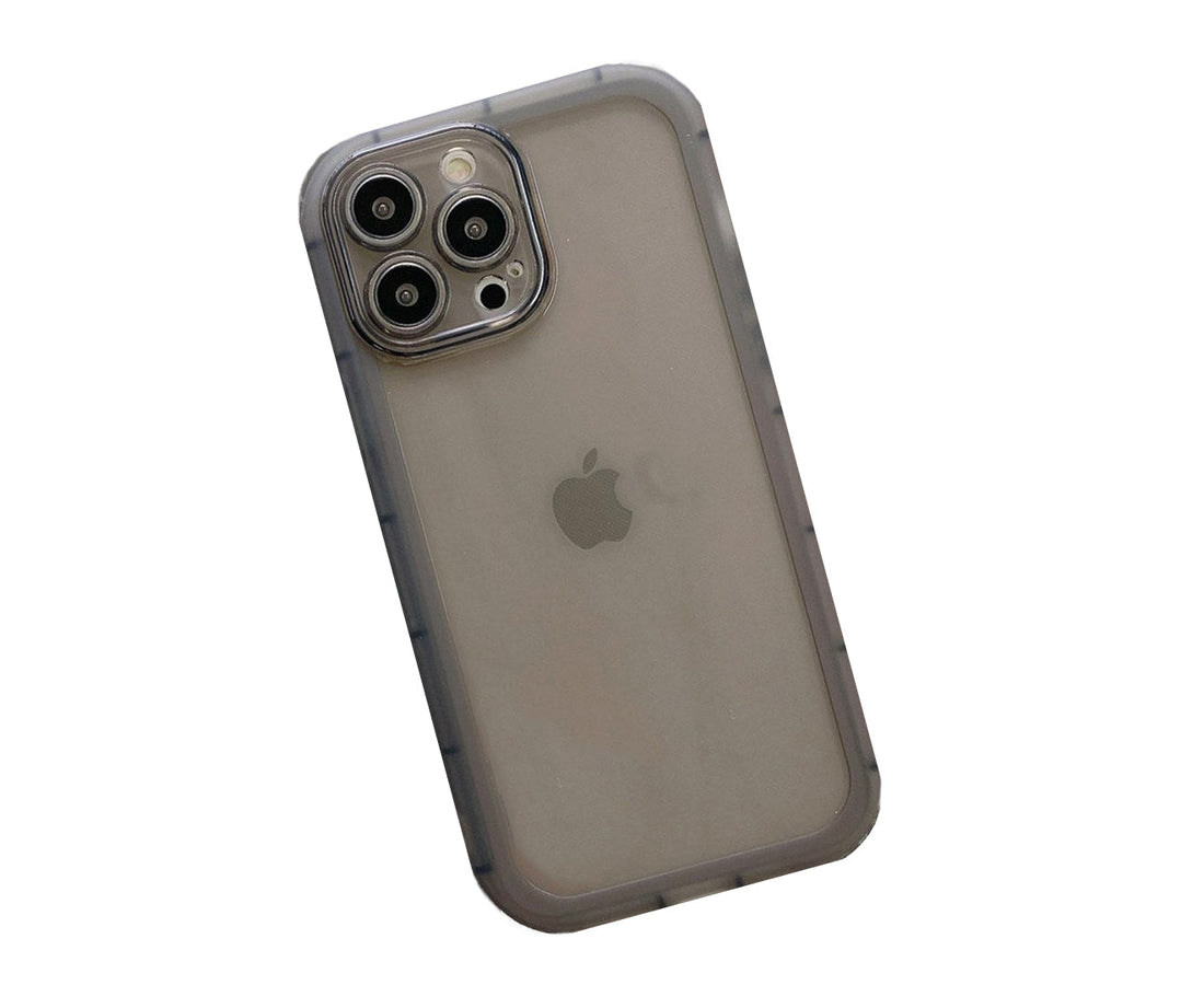 Anymob iPhone Case Gray Transparent Matte Soft Silicone Mobile Cover For iPhone13 Pro Max 11 12 Pro Max X XS Max XR-Mobile Phone Cases-PEROZ Accessories