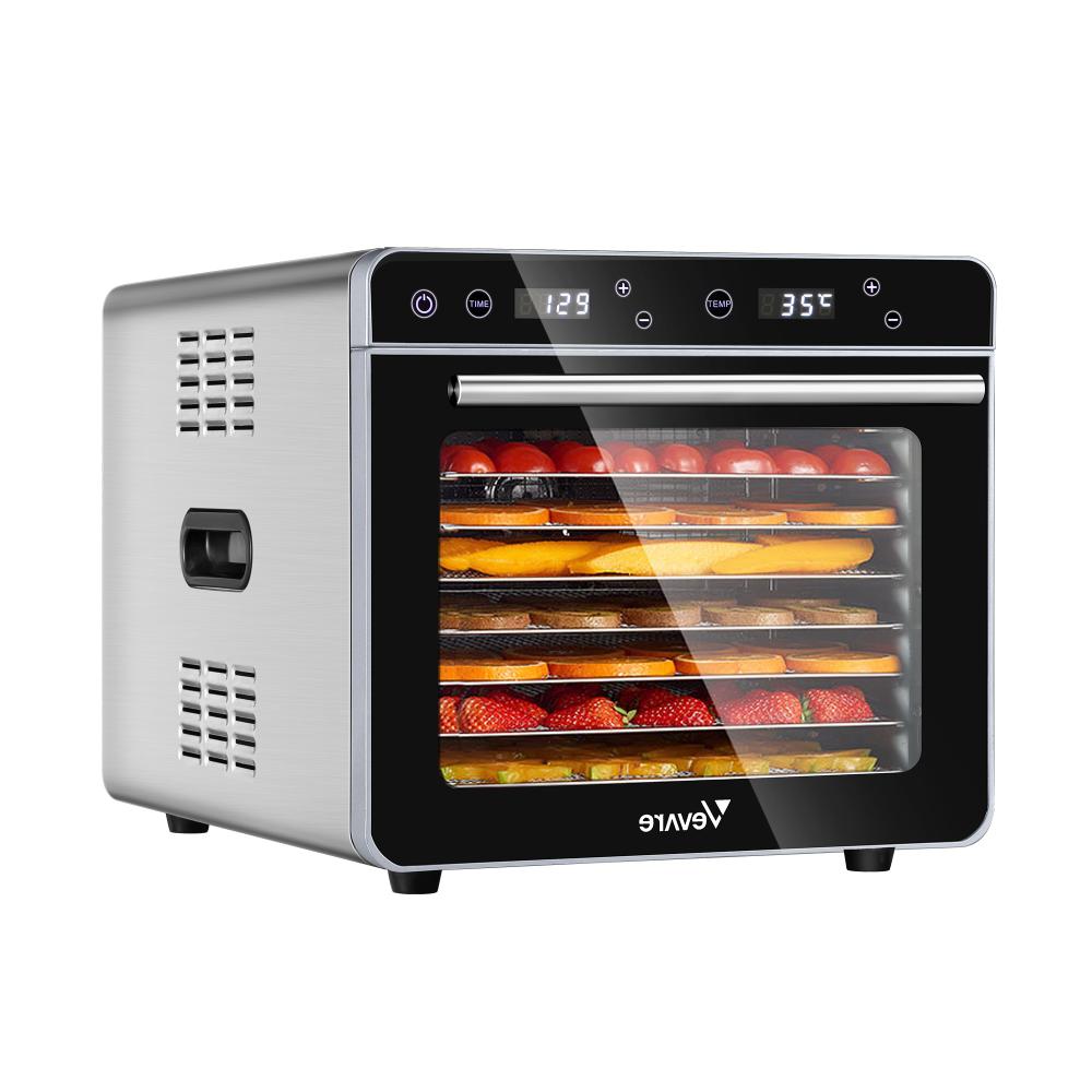 Vevare Food Dehydrators Stainless Steel Jerky Dehydrator Fruit Dryer 8 Trays-Food Dehydrator-PEROZ Accessories