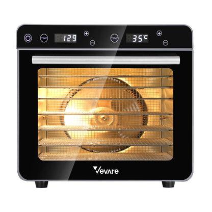 Vevare Food Dehydrators Stainless Steel Jerky Dehydrator Fruit Dryer 8 Trays-Food Dehydrator-PEROZ Accessories