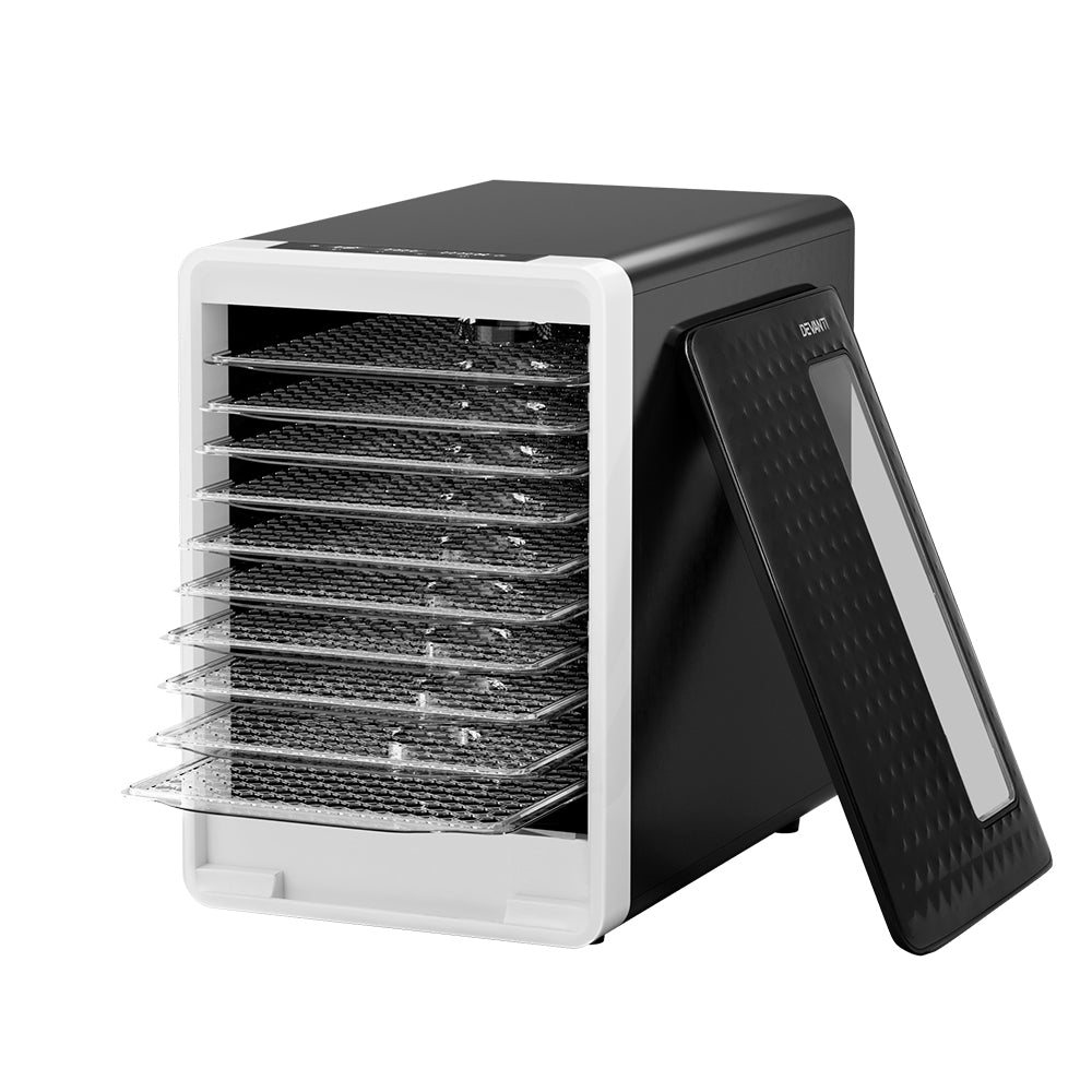 Devanti Food Dehydrator Fruit Meat Dryer Beef Jerky Maker Food Reserver 10 Trays-Appliances &gt; Appliances Others-PEROZ Accessories