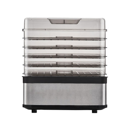 Devanti Food Dehydrator with 5 Trays - Silver-Appliances &gt; Kitchen Appliances-PEROZ Accessories