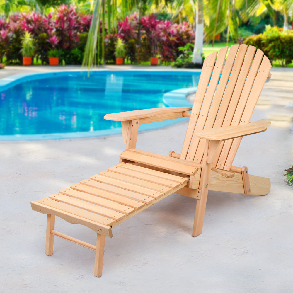 Gardeon Outdoor Furniture Sun Lounge Chairs Beach Chair Recliner Adirondack Patio Garden-Furniture &gt; Outdoor-PEROZ Accessories