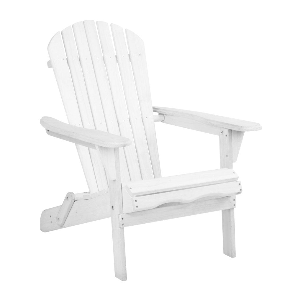 Gardeon Outdoor Furniture Adirondack Chairs Beach Chair Lounge Wooden Patio Garden-Furniture &gt; Outdoor-PEROZ Accessories