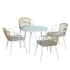 Gardeon 5pc Outdoor Dining Set Furniture Table and Chair Lounge Setting 4 Seater-Furniture > Dining-PEROZ Accessories