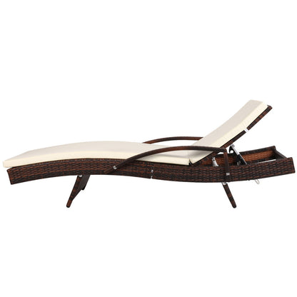 Gardeon Outdoor Sun Lounge - Brown-Furniture &gt; Outdoor-PEROZ Accessories
