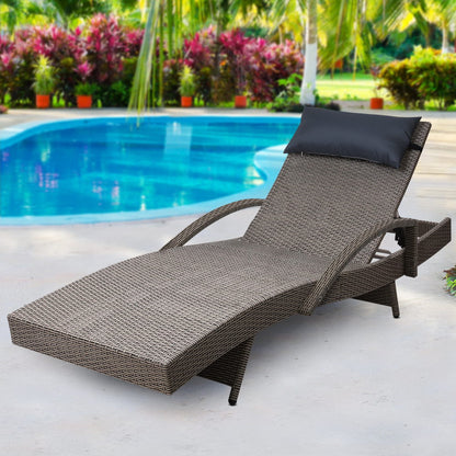 Gardeon Outdoor Sun Lounge Furniture Day Bed Wicker Pillow Sofa Set-Furniture &gt; Outdoor-PEROZ Accessories