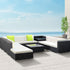 Gardeon 11PC Outdoor Furniture Sofa Set Wicker Garden Patio Lounge-Furniture > Outdoor-PEROZ Accessories