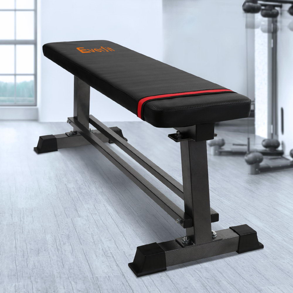 Everfit Weight Bench Flat Multi-Station Home Gym Squat Press Benches Fitness-Sports &amp; Fitness &gt; Fitness Accessories-PEROZ Accessories