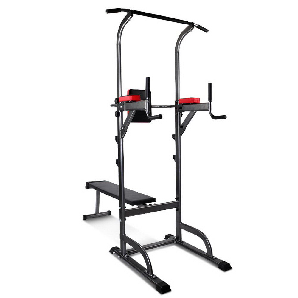 Everfit 9-IN-1 Power Tower Weight Bench Multi-Function Station-Sports &amp; Fitness &gt; Fitness Accessories-PEROZ Accessories