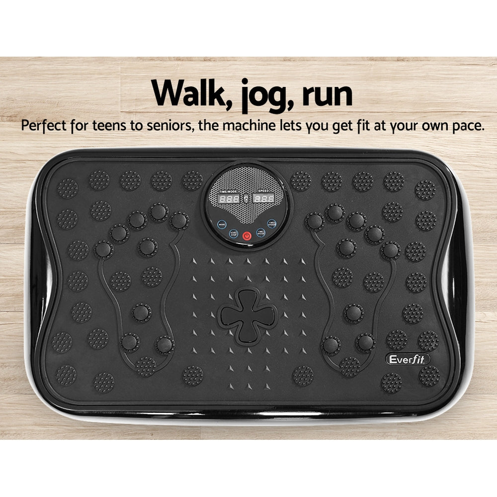 Everfit Vibration Machine Machines Platform Plate Vibrator Exercise Fit Gym Home-Sports &amp; Fitness &gt; Fitness Accessories-PEROZ Accessories