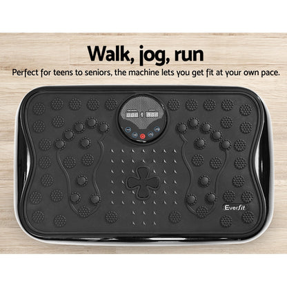 Everfit Vibration Machine Machines Platform Plate Vibrator Exercise Fit Gym Home-Sports &amp; Fitness &gt; Fitness Accessories-PEROZ Accessories