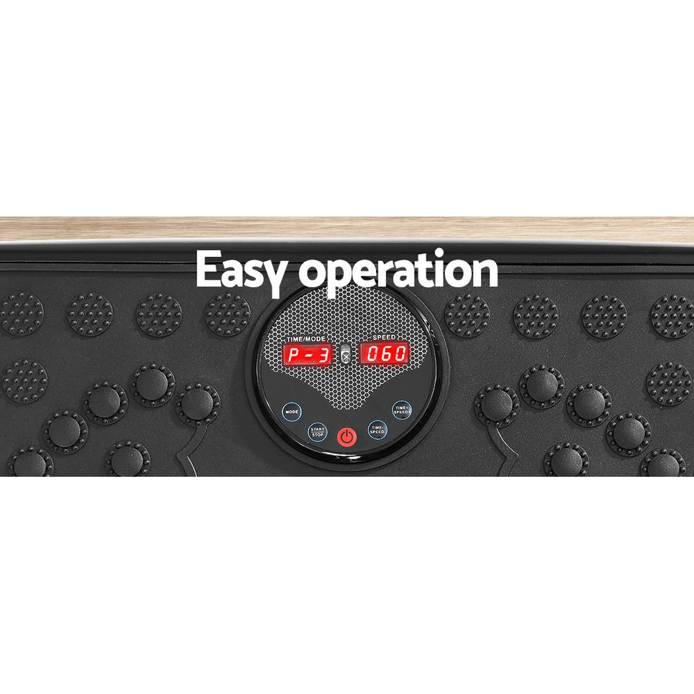 Everfit Vibration Machine Machines Platform Plate Vibrator Exercise Fit Gym Home-Sports &amp; Fitness &gt; Fitness Accessories-PEROZ Accessories