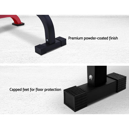 Everfit Fitness Flat Bench Weight Press Gym Home Strength Training Exercise-Sports &amp; Fitness &gt; Fitness Accessories-PEROZ Accessories