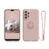 Anymob Samsung Case Peach Magnetic Ring Holder Soft Silicone Phone Strap Cover Protection-Mobile Phone Cases-PEROZ Accessories