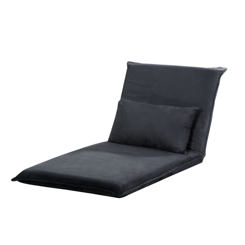 Artiss Floor Sofa Bed Lounge Couch Recliner Chair Folding Foam Camping Bed-Furniture &gt; Bar Stools &amp; Chairs - Peroz Australia - Image - 2