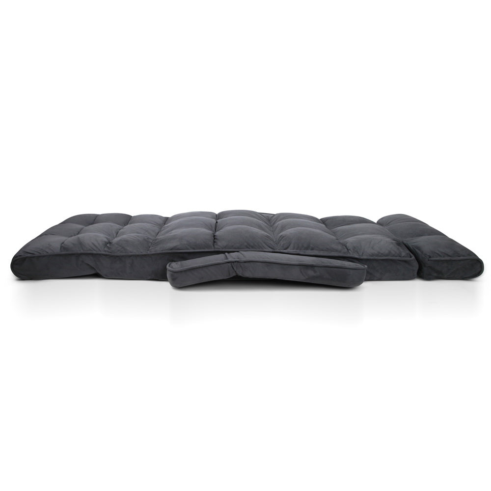 Artiss Adjustable Lounger with Arms - Charcoal-Furniture &gt; Living Room - Peroz Australia - Image - 4